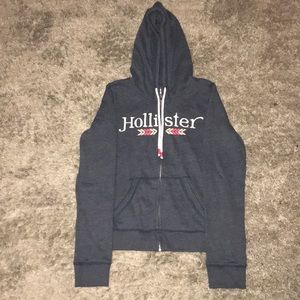 Hollister zip up sweatshirt